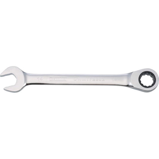 DeWalt 14 mm X 14 mm 12 Point Metric Ratcheting Combination Wrench 7-5/32 in. L 1 pc
