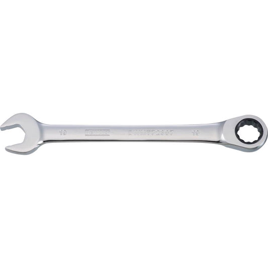 DeWalt 19 mm X 19 mm 12 Point Metric Ratcheting Combination Wrench 9-11/16 in. L 1 pc
