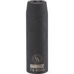 DeWalt 1/2 in. X 1/2 in. drive SAE 6 Point Deep Impact Socket 1 pc