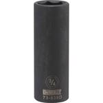 DeWalt 3/4 in. X 1/2 in. drive SAE 6 Point Deep Impact Socket 1 pc