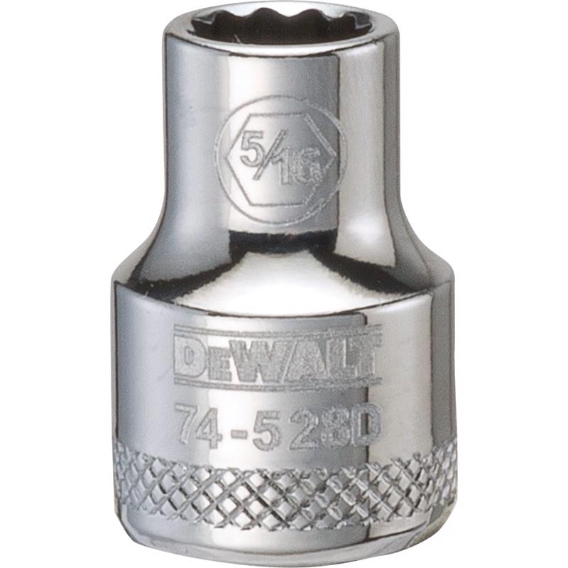 DeWalt 5/16 in. X 3/8 in. drive SAE 12 Point Socket 1 pc
