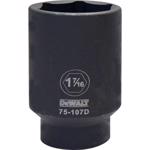 DeWalt 1-7/16 in. X 1/2 in. drive SAE 6 Point Deep Impact Socket 1 pc