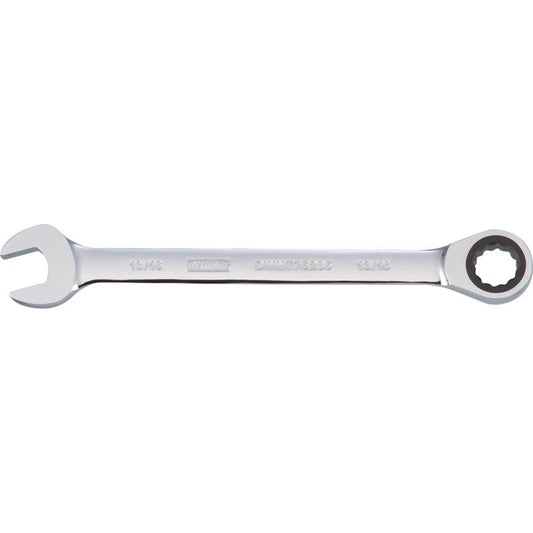 DeWalt 13/16 in. X 13/16 in. SAE Ratcheting Combination Wrench 11-7/32 in. L 1 pc