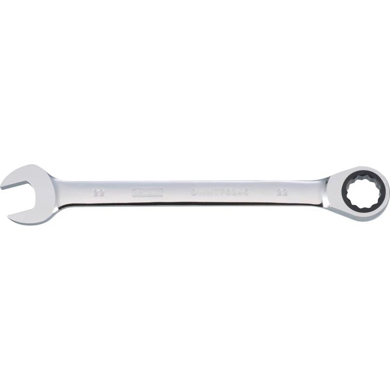 DeWalt 22 mm X 22 mm Metric Ratcheting Combination Wrench 11-7/32 in. L 1 pc
