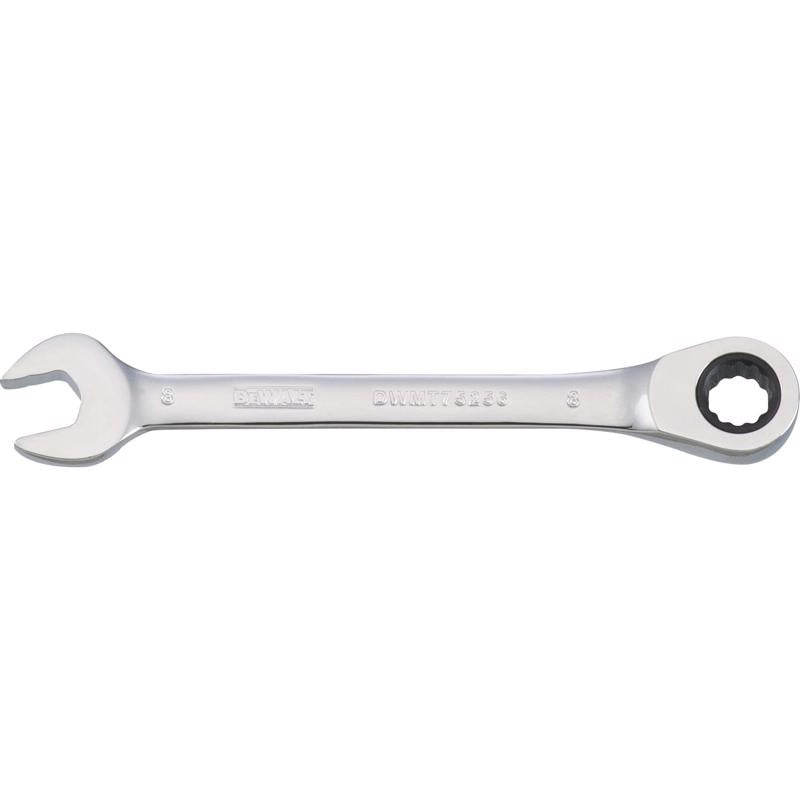 DeWalt 8 mm X 8 mm Metric Ratcheting Combination Wrench 4-3/8 in. L 1 pc