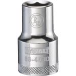 DeWalt 7/16 in. X 1/2 in. drive SAE 6 Point Socket 1 pc