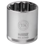 DeWalt 1-1/4 in. X 1/2 in. drive SAE 12 Point Socket 1 pc