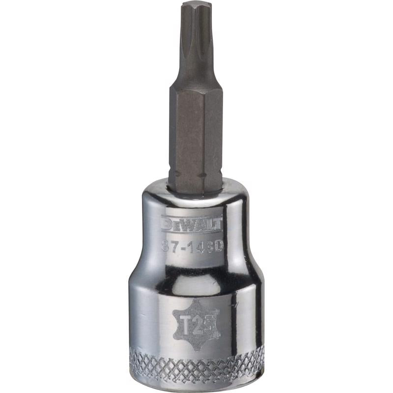 DeWalt T25 Sizes X 3/8 in. drive Torx Bit Socket 1 pc