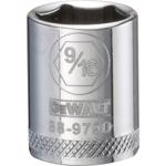 DeWalt 9/16 in. X 3/8 in. drive SAE 6 Point Socket 1 pc
