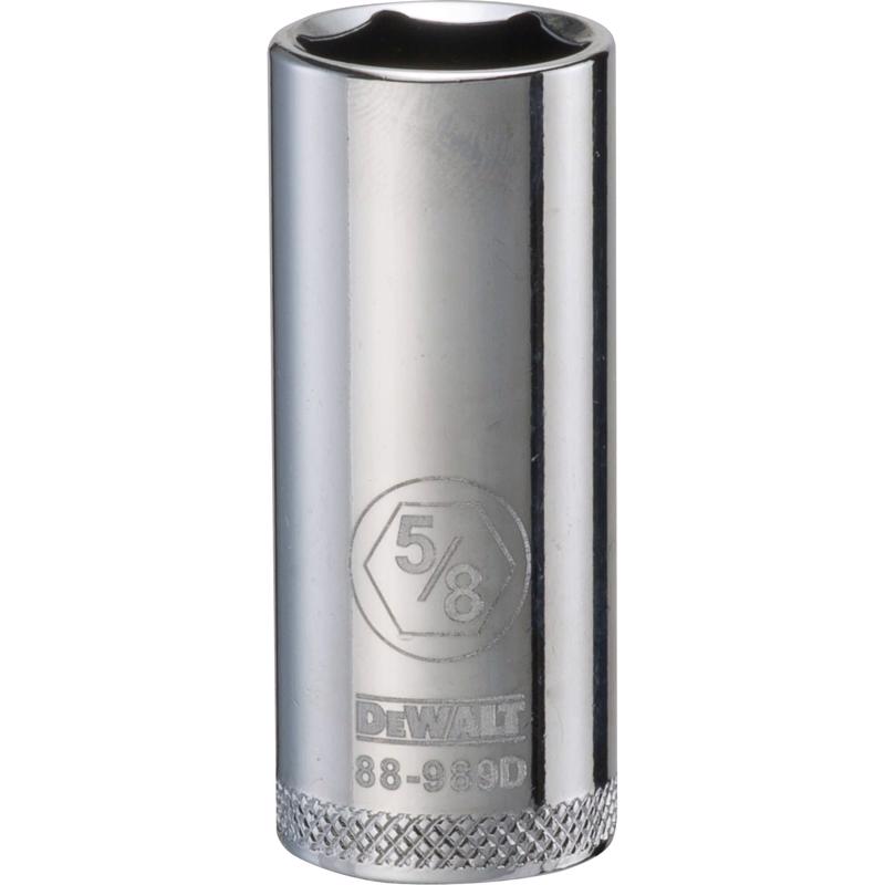 DeWalt 5/8 in. X 3/8 in. drive SAE 6 Point Deep Socket 1 pc