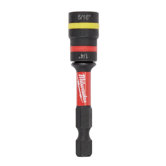 Milwaukee Quik Clear 1/4 and 5/16 in. X 2.425 in. L Steel Magnetic Nut Driver 1 each