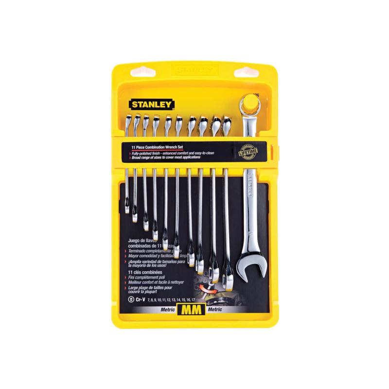 Stanley Metric Combination Wrench Set 11 pc