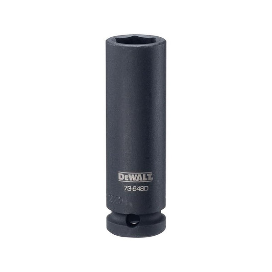 DeWalt 16 mm X 1/2 in. drive Metric 6 Point Deep Impact Socket 1 pc