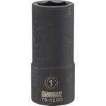 DeWalt 1 in. X 3/4 in. drive SAE 6 Point Deep Impact Socket 1 pc