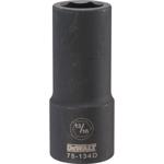 DeWalt 13/16 in. X 3/4 in. drive SAE 6 Point Deep Impact Socket 1 pc