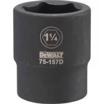 DeWalt 1-1/4 in. X 3/4 in. drive SAE 6 Point Impact Socket 1 pc