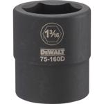 DeWalt 1-3/16 in. X 3/4 in. drive SAE 6 Point Impact Socket 1 pc