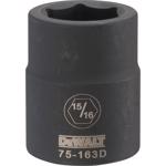 DeWalt 15/16 in. X 3/4 in. drive SAE 6 Point Impact Socket 1 pc