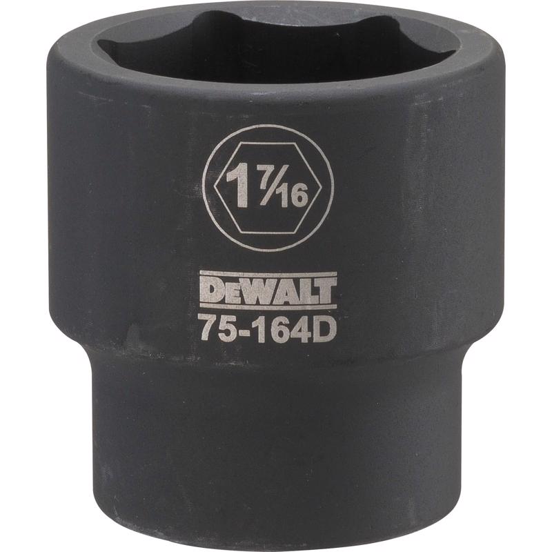 DeWalt 1-7/16 in. X 3/4 in. drive SAE 6 Point Impact Socket 1 pc