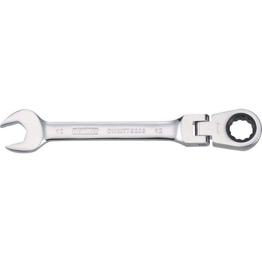 DeWalt 12 mm X 12 mm 12 Point Metric Flex Head Combination Wrench 5.81 in. L 1 pc
