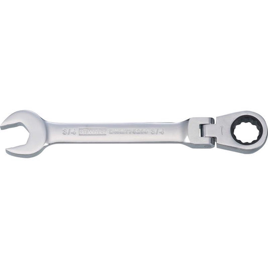 DeWalt 3/4 in. X 3/4 in. 12 Point SAE Flex Head Combination Wrench 8.46 in. L 1 pc