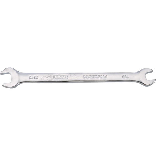 DeWalt 1/4 in. X 5/16 in. SAE Open End Wrench 1 pc