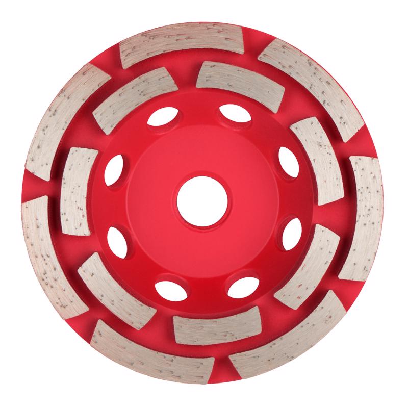 Milwaukee Diamond Max 4 in. D X 5/8-11 in. Double Row Diamond Cup Wheel