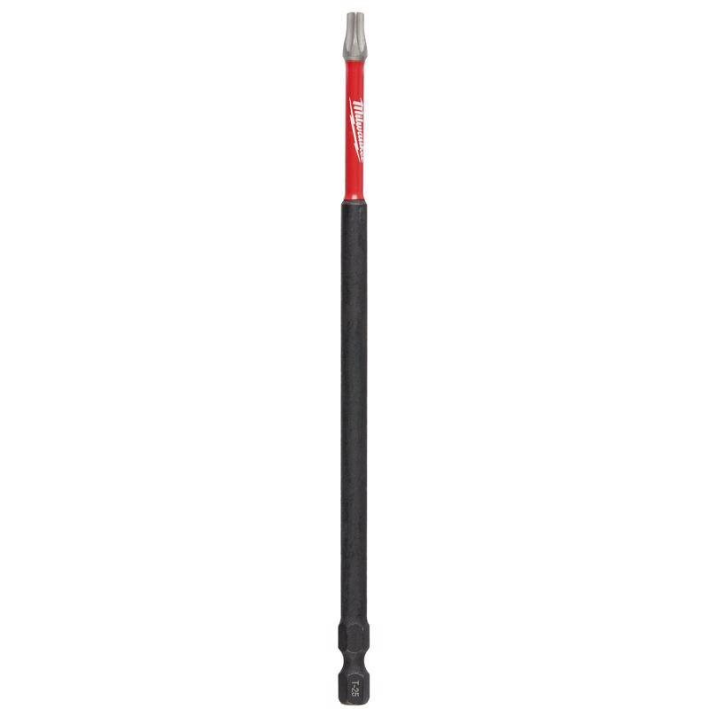 Milwaukee Shockzone Torx T25 Sizes X 6 in. L Impact Bit Alloy Steel 1 pk