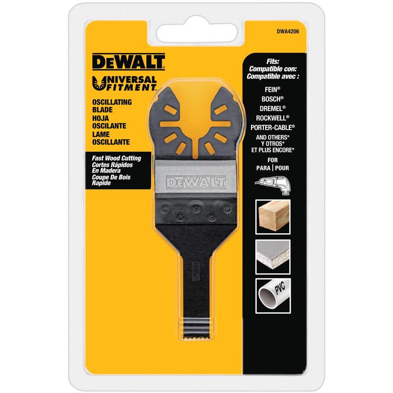 DeWalt 1-3/4 in. W Titanium Oscillating Blade 1 pk