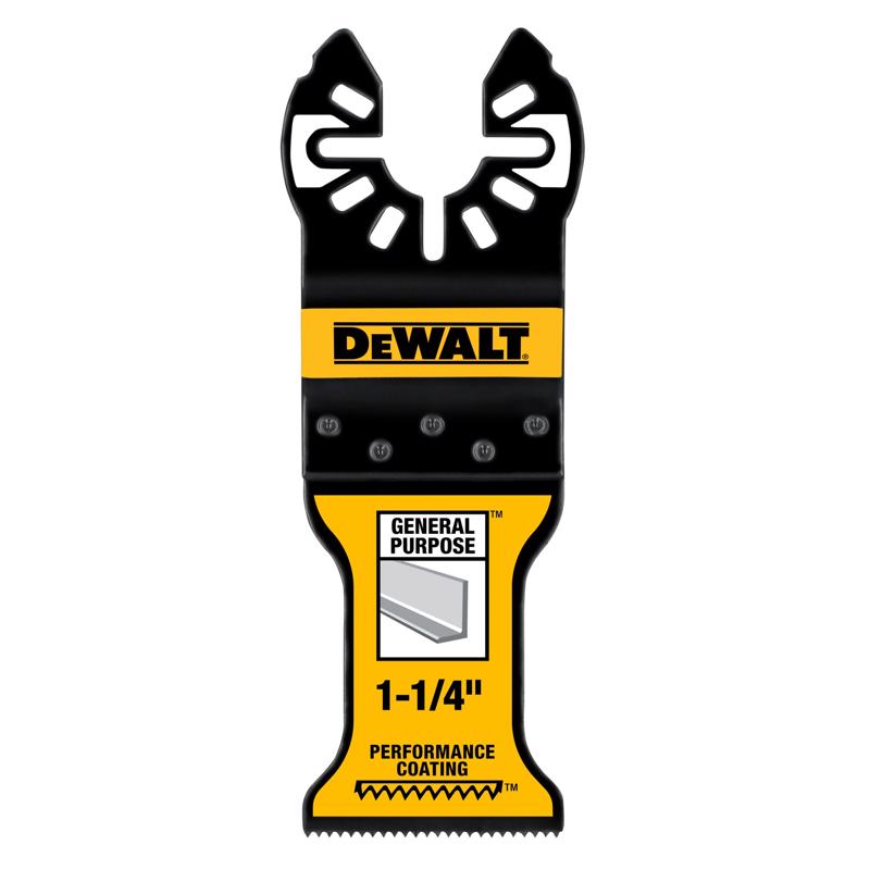 DeWalt Performance Coating 1-1/4 in. W Bi-Metal Oscillating Blade 1 pk