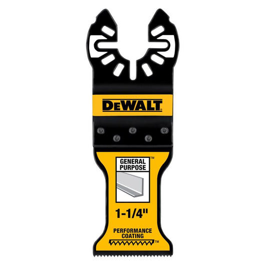 DeWalt Performance Coating 1-1/4 in. W Bi-Metal Oscillating Blade 1 pk