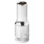 DeWalt 8 mm X 3/8 in. drive Metric 6 Point Deep Socket 1 pc