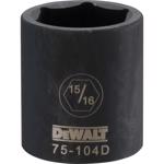DeWalt 15/16 in. X 1/2 in. drive SAE 6 Point Impact Socket 1 pc