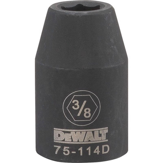 DeWalt Directtorque 3/8 in. X 1/2 in. drive SAE 6 Point Impact Socket 1 pc