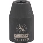 DeWalt Directtorque 3/8 in. X 1/2 in. drive SAE 6 Point Impact Socket 1 pc