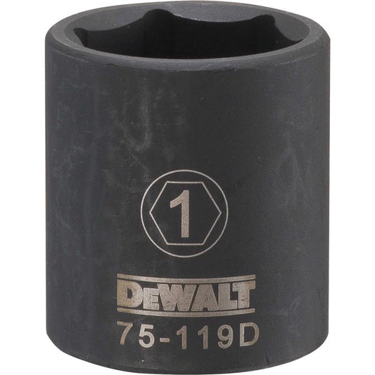 DeWalt Directtorque 1 in. X 1/2 in. drive SAE 6 Point Impact Socket 1 pc