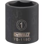 DeWalt Directtorque 1 in. X 1/2 in. drive SAE 6 Point Impact Socket 1 pc