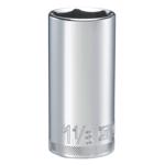 DeWalt 1-1/8 in. X 1/2 in. drive SAE 6 Point Deep Socket 1 pc