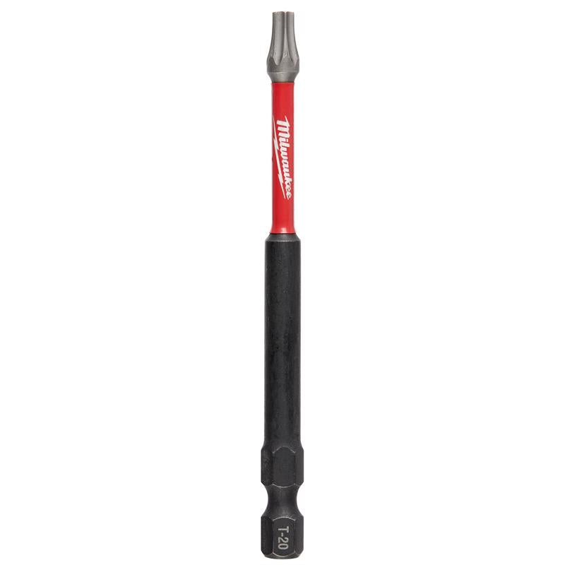 Milwaukee Tool Shockwave Torx T20 X 3-1/2 in. L Power Bit Alloy Steel 1 pk