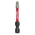 Milwaukee Tool Shockwave Square Recess SQ2 X 2 in. L Power Bit Alloy Steel 25 pc