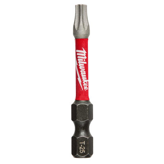 Milwaukee Shockwave Torx T25 Sizes X 2 in. L Power Bit Steel 1 pc