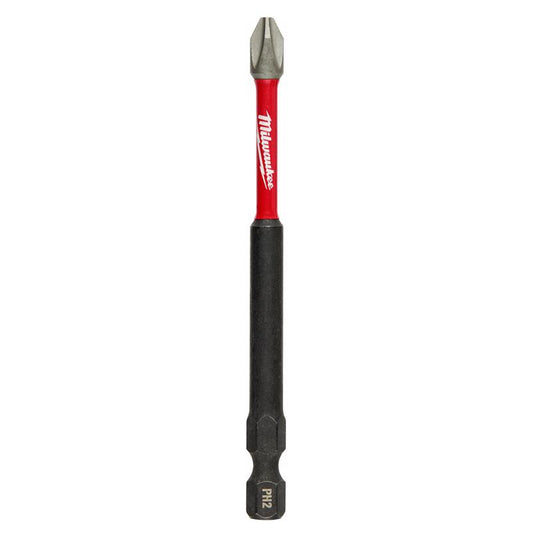 Milwaukee Tool Shockwave Phillips PH2 Sizes X 3-1/2 in. L Power Bit Alloy Steel 25 pk