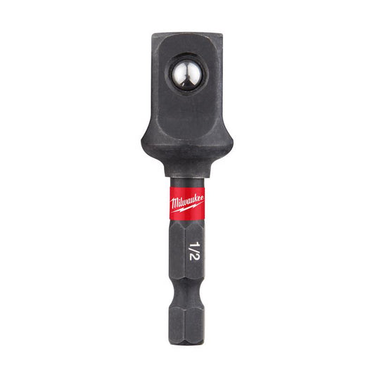 Milwaukee Tool Hex/Square 2.95 in. L Socket Adapter Steel 1 pk