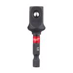 Milwaukee Tool Hex/Square 2.95 in. L Socket Adapter Steel 1 pk