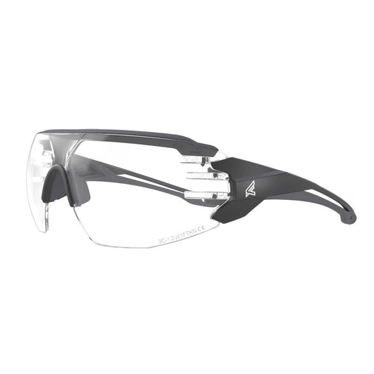 Edge Anti-Fog Taven Safety Glasses Clear Lens Black Frame