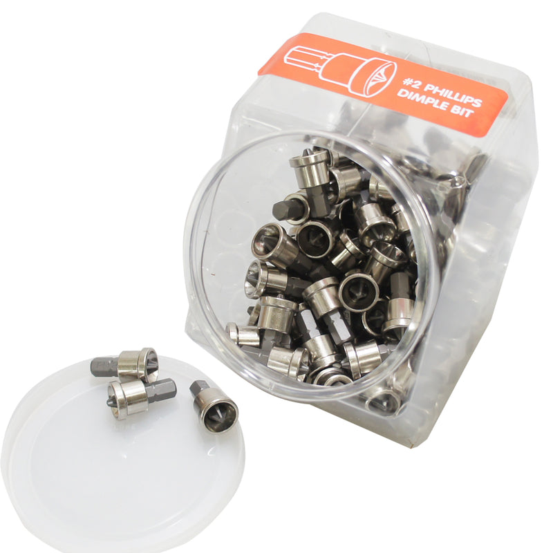 Best Way Tools Phillips #2 X 1 in. L Dimple Bit Carbon Steel 100 pc