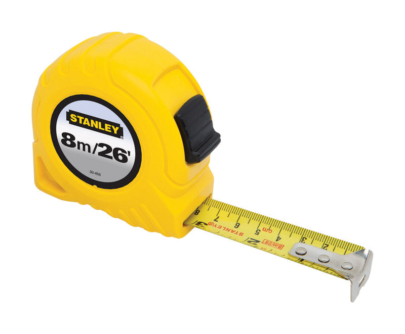 Stanley 26 ft. L X 1 in. W Compact Tape Measure 1 pk