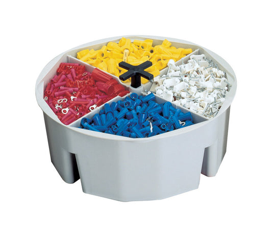 CLC 11.5 in. Bucket Tray Gray