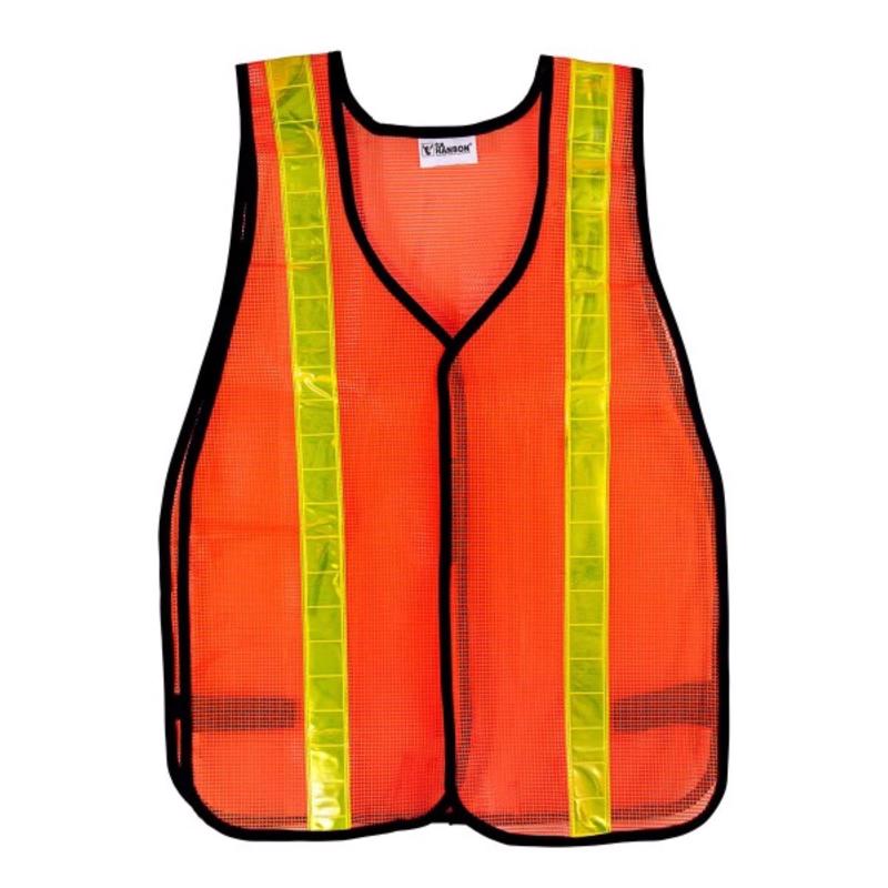 C.H. Hanson Safety Vest Fluorescent Orange One Size Fits All