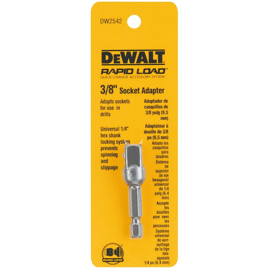 DeWalt Impact Ready 2 in. L X 3/8 in. Socket Adapter 1 pc